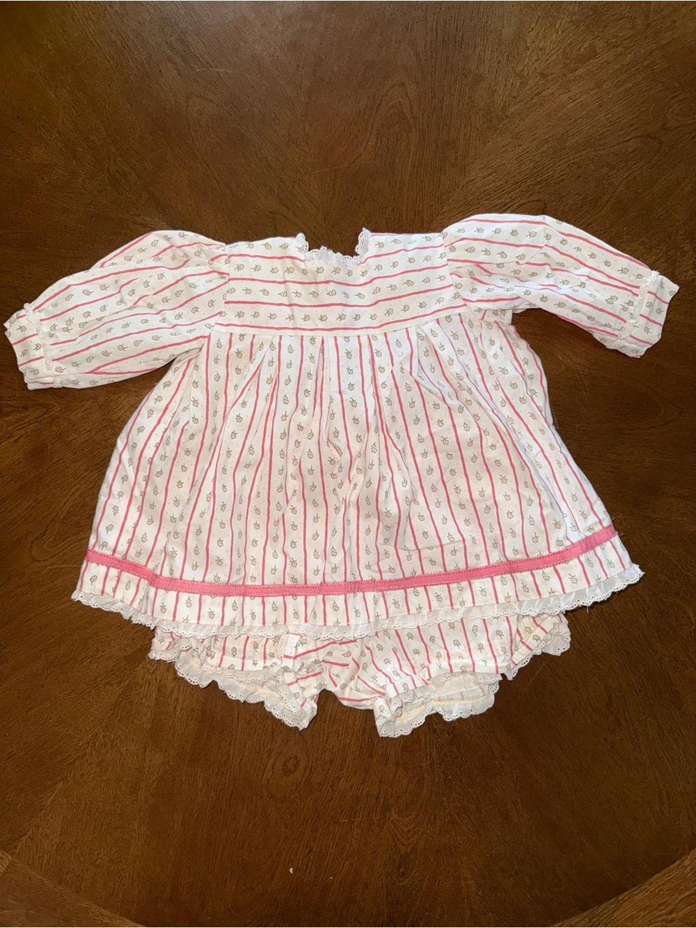 Vintage Handmade top and bloomer set